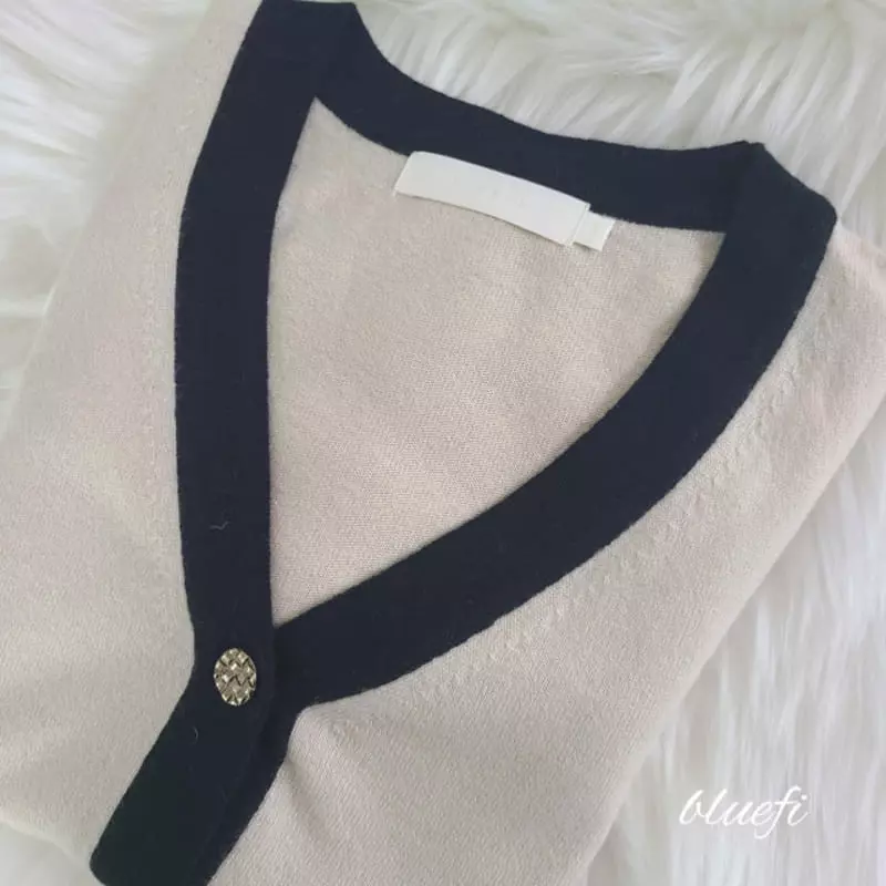 Floaty - Korean Women Fashion - #momslook - Marcy Coloring Knit Cardigan - 11