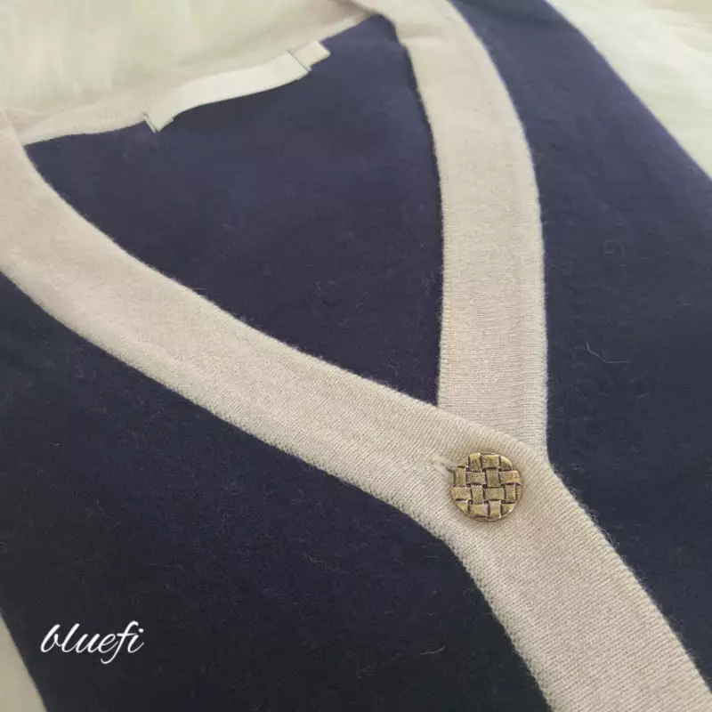 Floaty - Korean Women Fashion - #pursuepretty - Marcy Coloring Knit Cardigan - 5