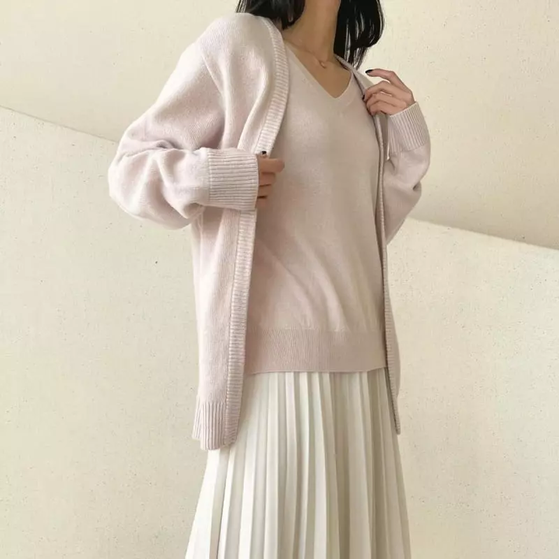 Floaty - Korean Women Fashion - #romanticstyle - Riena Cardigan - 5