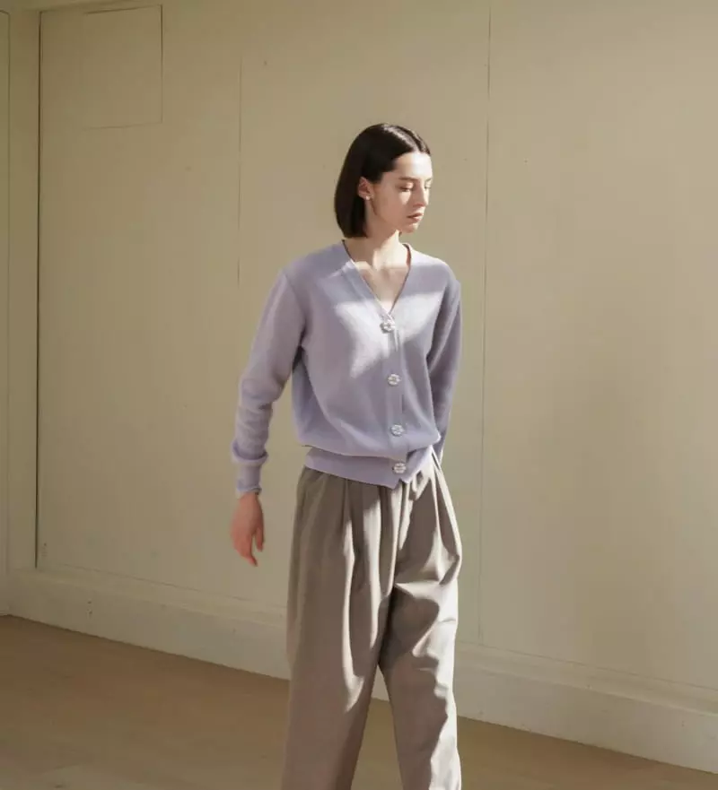 Floaty - Korean Women Fashion - #shopsmall - Flower Button Knit Cardigan - 7
