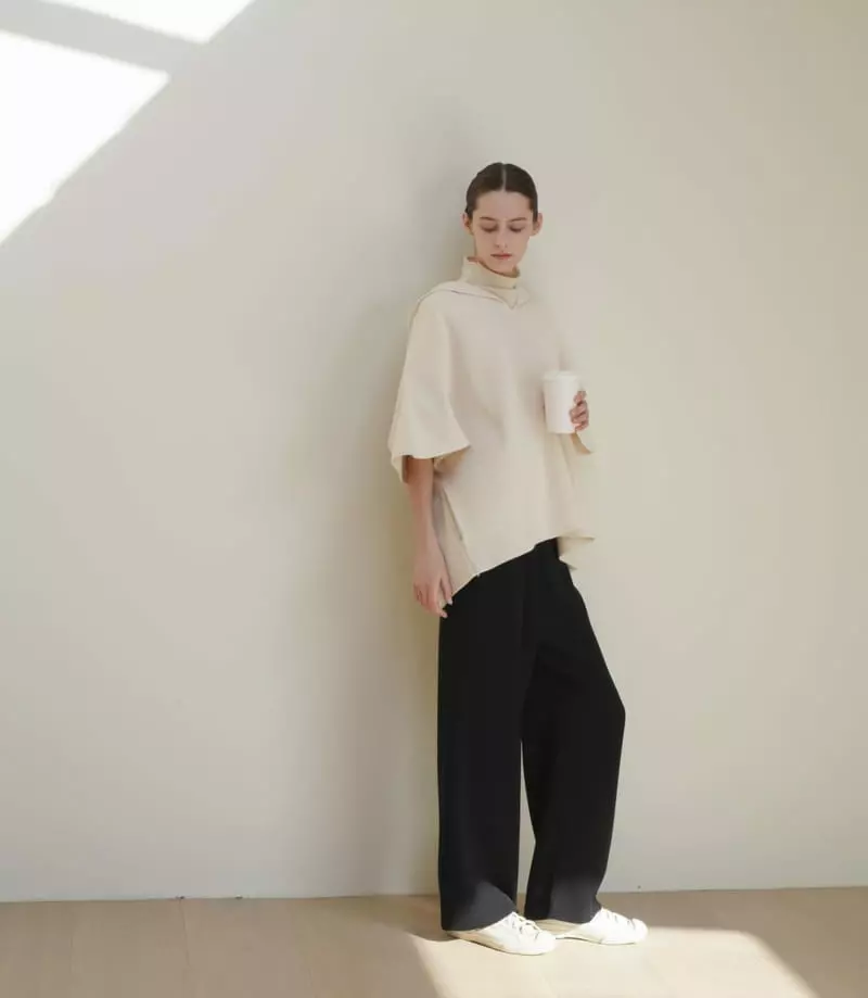 Floaty - Korean Women Fashion - #womensfashion - Mono Wide Banding Pants - 8