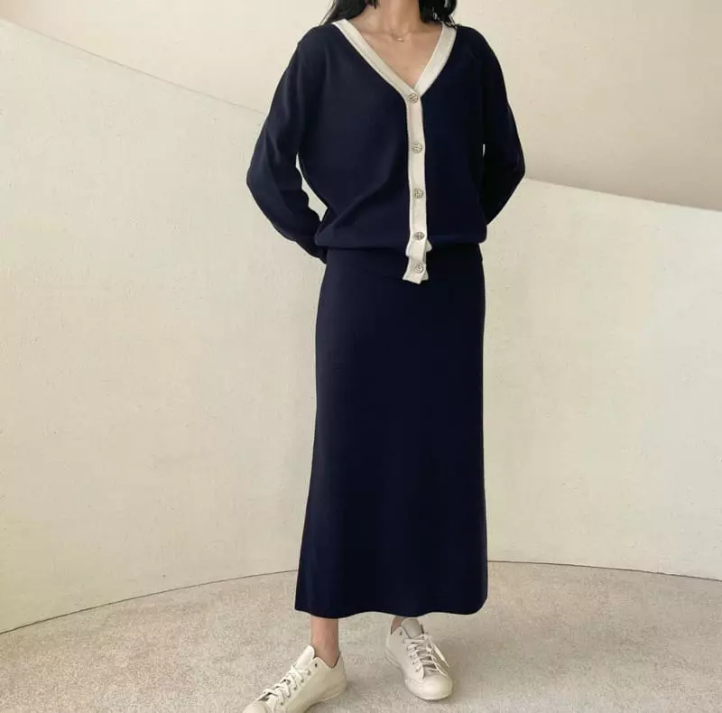 Floaty - Korean Women Fashion - #womensfashion - Mir Knit Long Skirt - 9