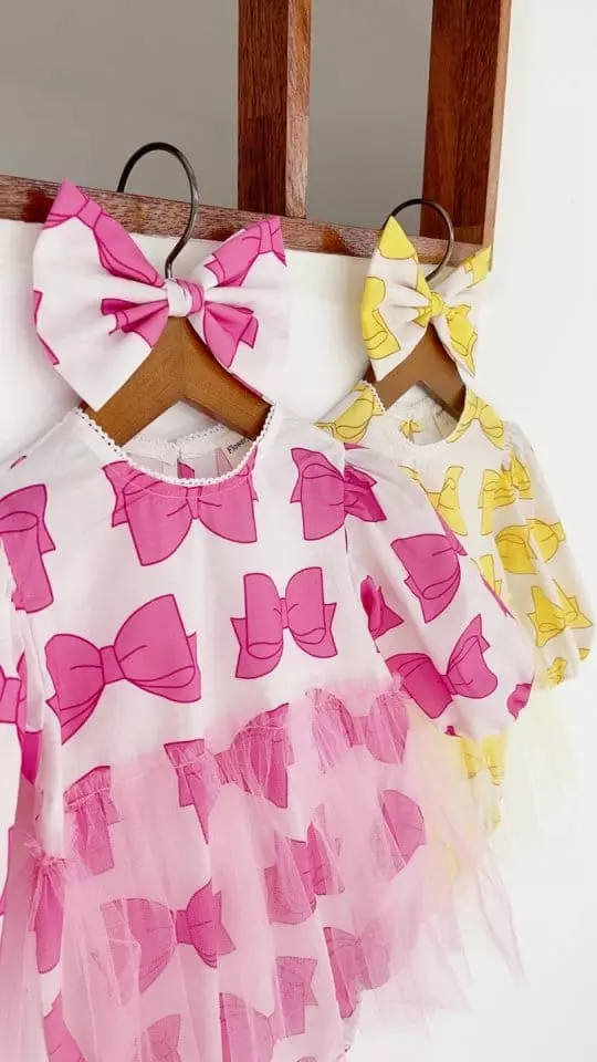 Flower J - Korean Baby Fashion - #babyclothing - Ribbon Bodysuit - 3