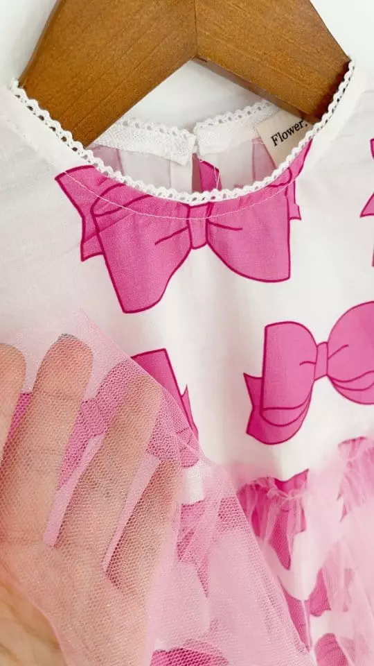 Flower J - Korean Baby Fashion - #babygirlfashion - Ribbon Bodysuit - 6