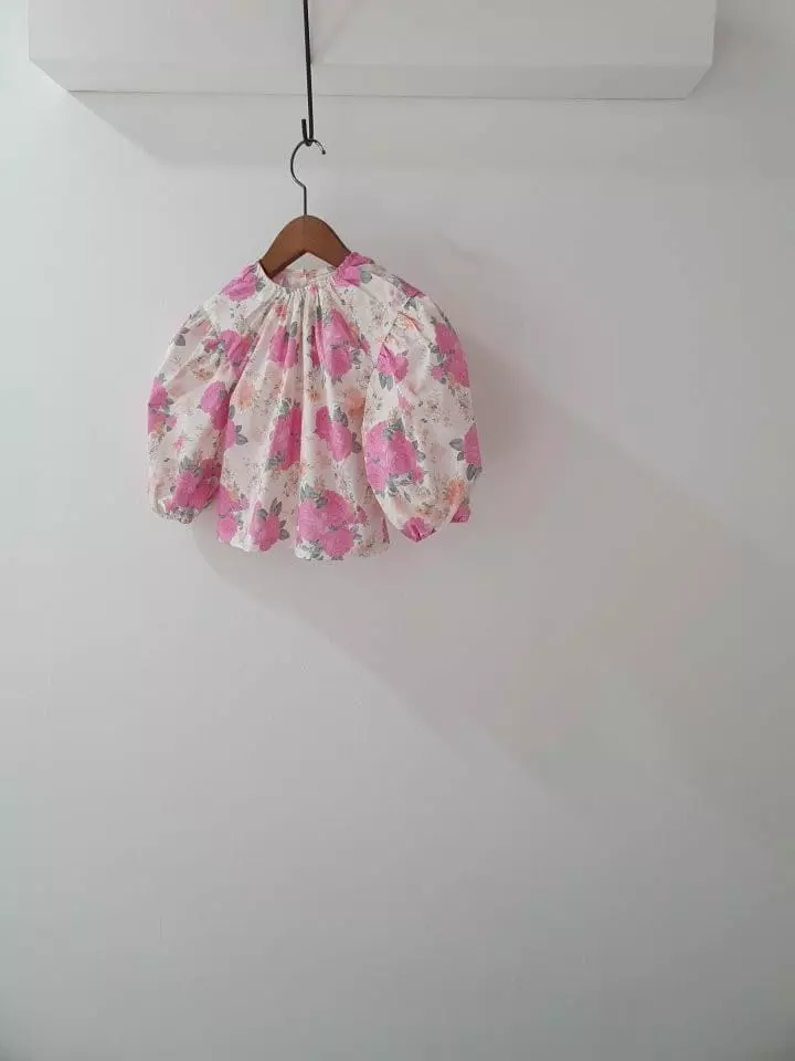 Flower J - Korean Children Fashion - #childofig - Flower Blouse - 3
