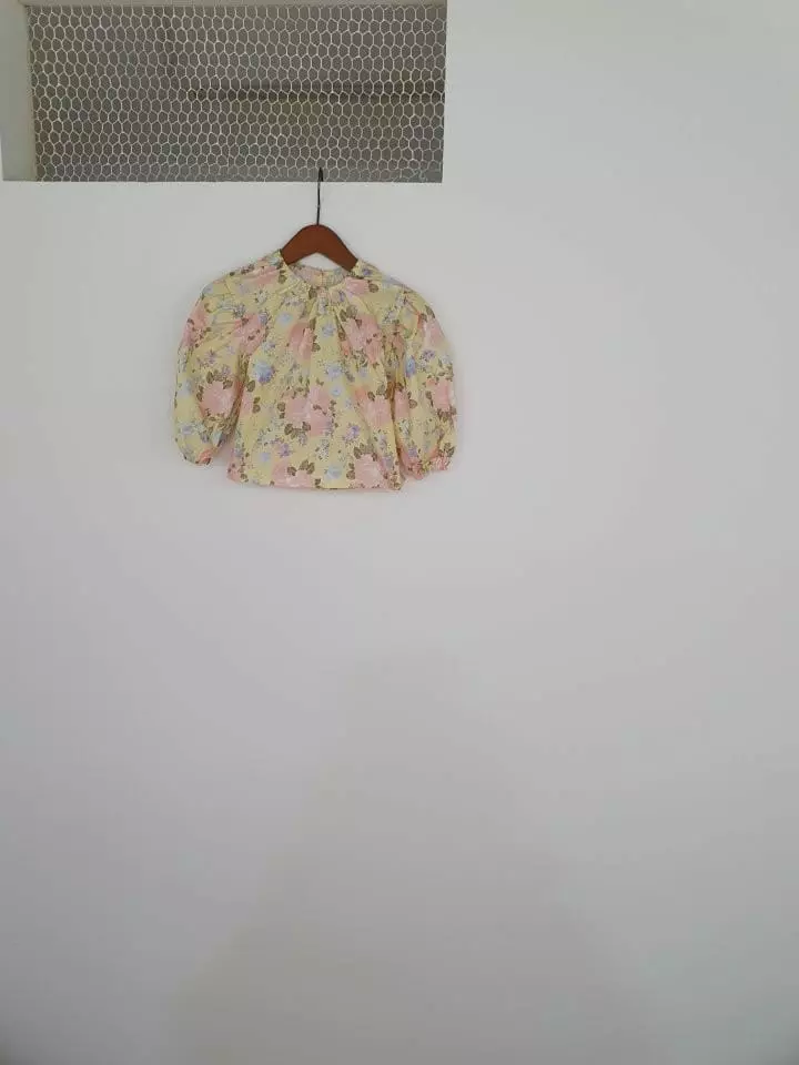 Flower J - Korean Children Fashion - #childofig - Flower Blouse - 4