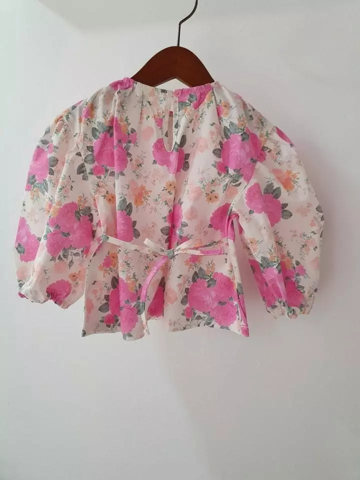 Flower J - Korean Children Fashion - #childrensboutique - Flower Blouse - 5