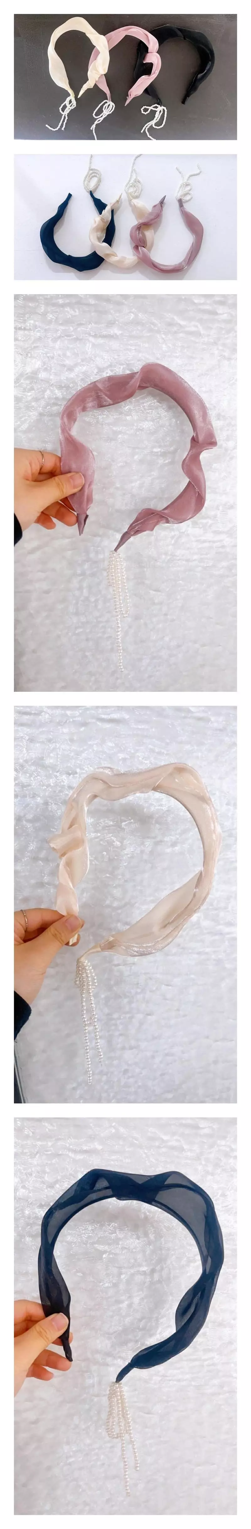 Flower J - Korean Children Fashion - #littlefashionista - Pearl Hairband
