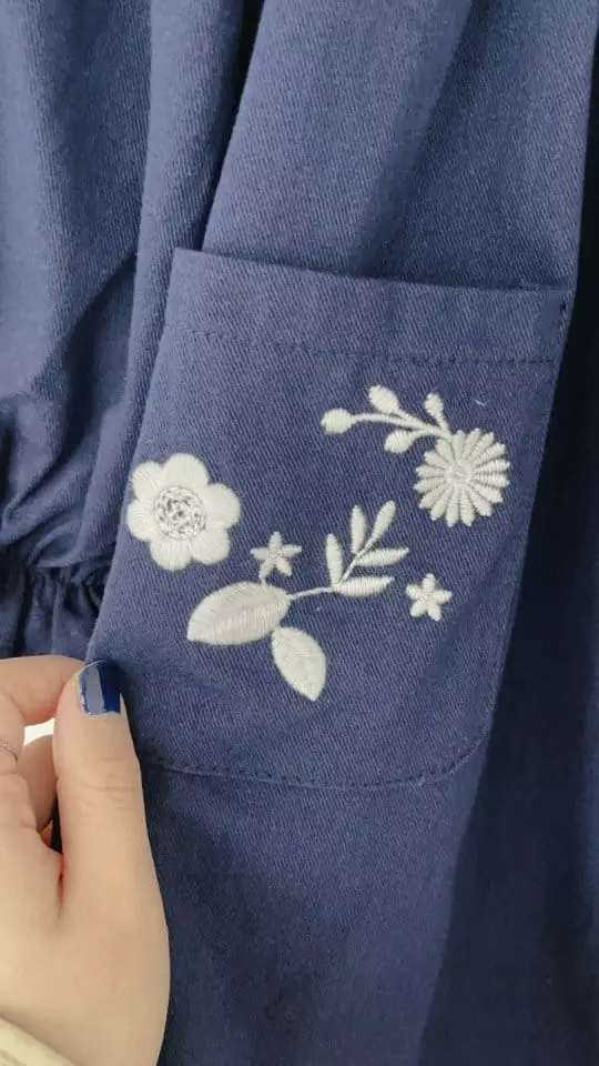 Flower J - Korean Children Fashion - #toddlerclothing - Pocket Embroidery One-piece - 3