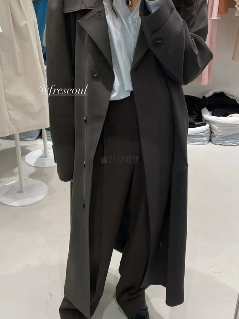 Fre - Korean Women Fashion - #vintagekidsstyle - Meu Trench Coat - 4