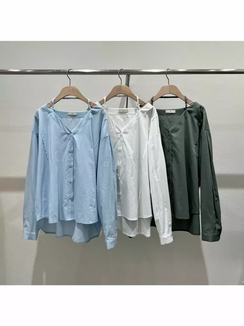 Fre - Korean Women Fashion - #restrostyle - Halter String Blouse - 4
