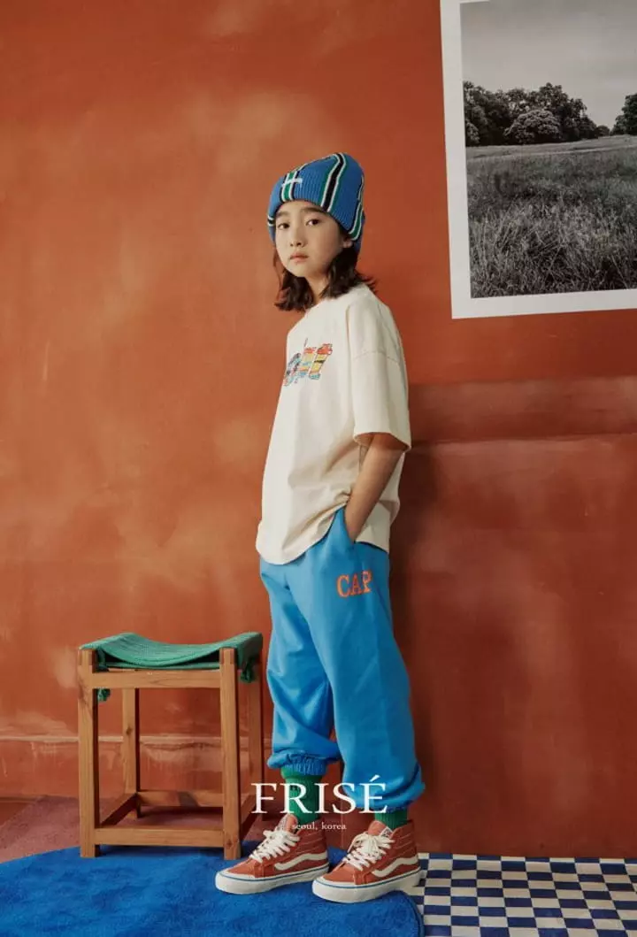Frise - Korean Children Fashion - #littlefashionista - Point Short Sleeves Tee with mom - 5