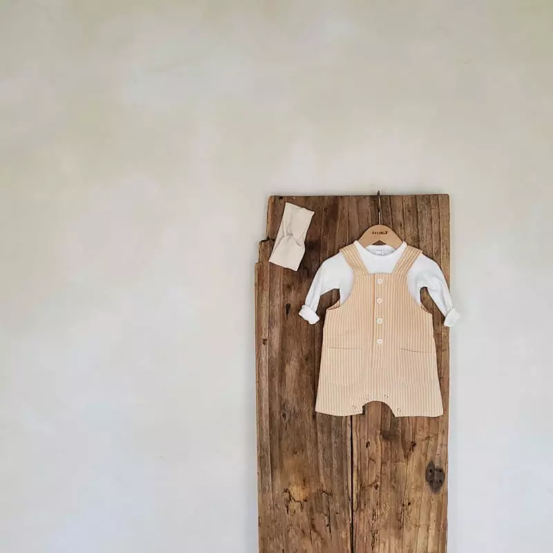 From J - Korean Baby Fashion - #babyboutique - Mono Dungarees Bodysuit - 7