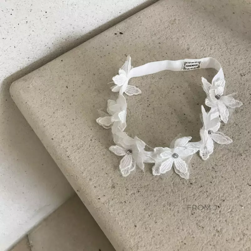 From J - Korean Baby Fashion - #babyclothing - Flower Hairband - 3