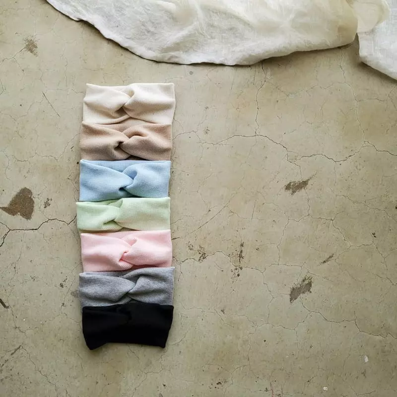 From J - Korean Baby Fashion - #babyclothing - Waffle Twist Hairband