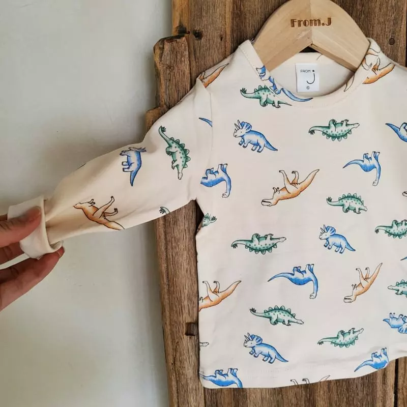 From J - Korean Baby Fashion - #babyclothing - Dino Easywear with Bonnet - 8