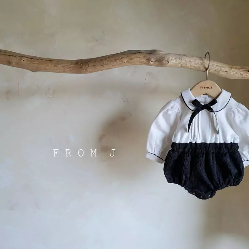 From J - Korean Baby Fashion - #babyfever - Special Day Bodysuit with Brooch
