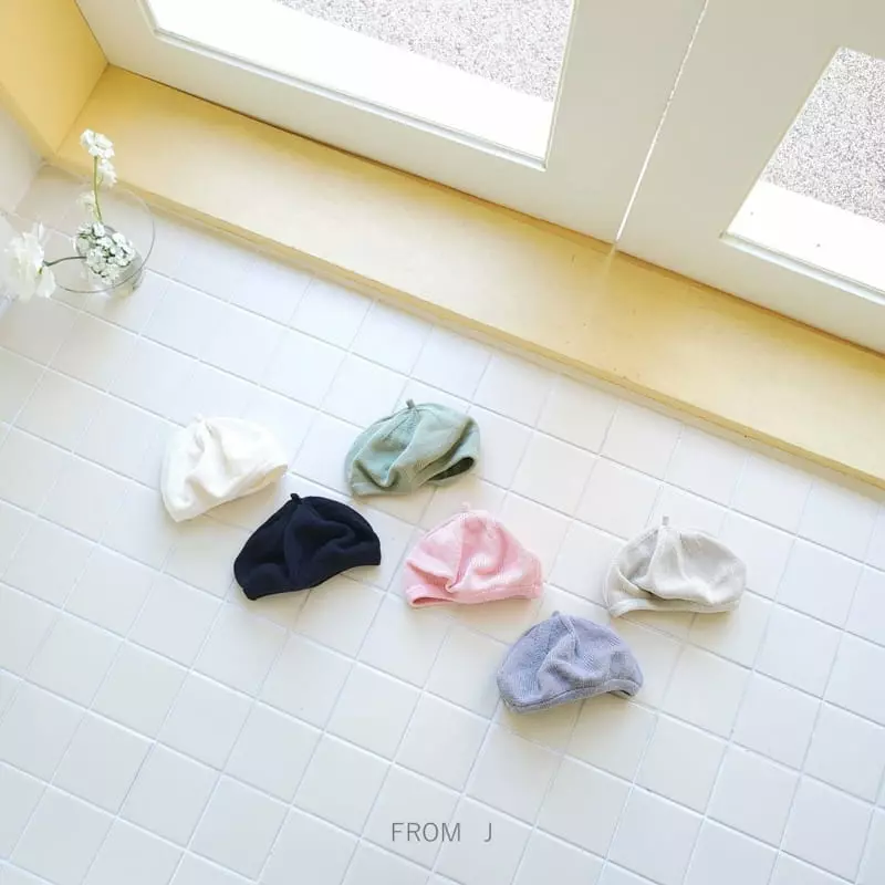From J - Korean Baby Fashion - #babygirlfashion - From J Knit Beret Hat