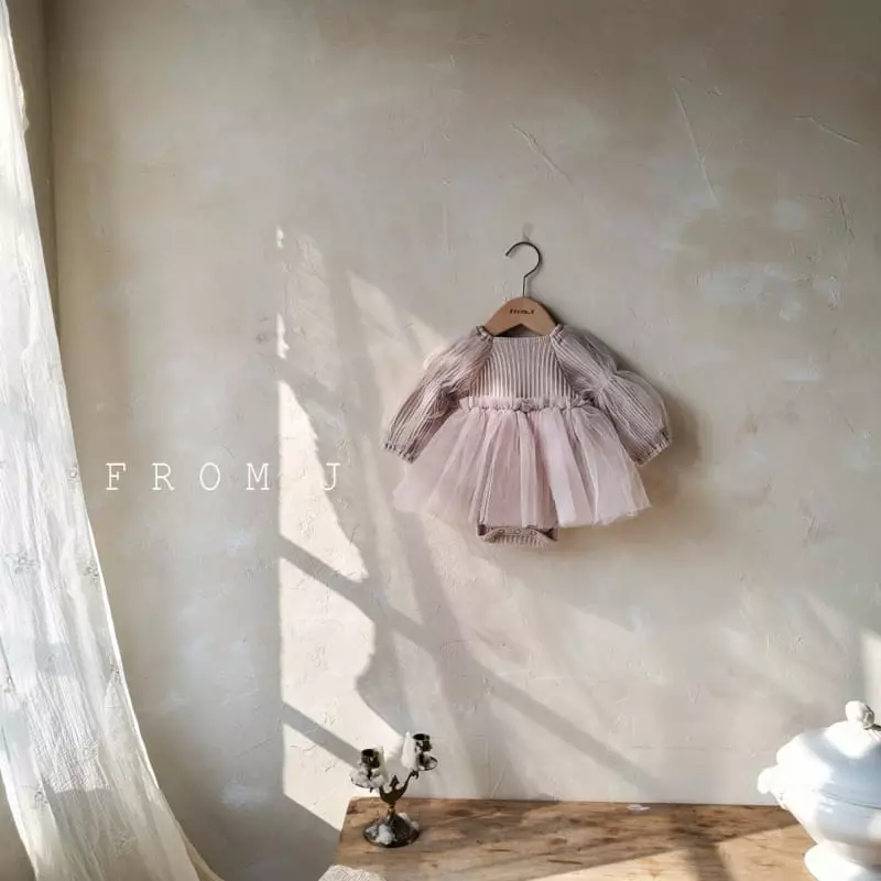 From J - Korean Baby Fashion - #babygirlfashion - Bliong Sha Sha Bodysuit - 4