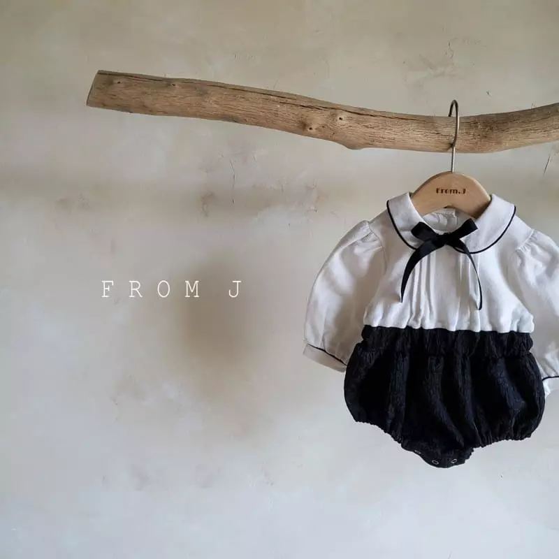 From J - Korean Baby Fashion - #babylifestyle - Special Day Bodysuit with Brooch - 3