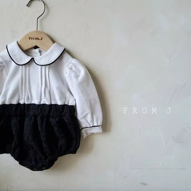 From J - Korean Baby Fashion - #babyootd - Special Day Bodysuit with Brooch - 5