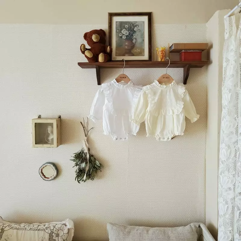 From J - Korean Baby Fashion - #babyootd - Eba Lace Bodysuit - 11
