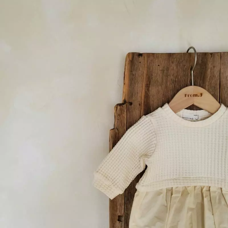 From J - Korean Baby Fashion - #babyoutfit - Croiffle Bodysuit - 5