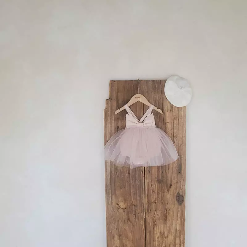 From J - Korean Baby Fashion - #babyoutfit - Ribbon Shat Bodysuit - 5