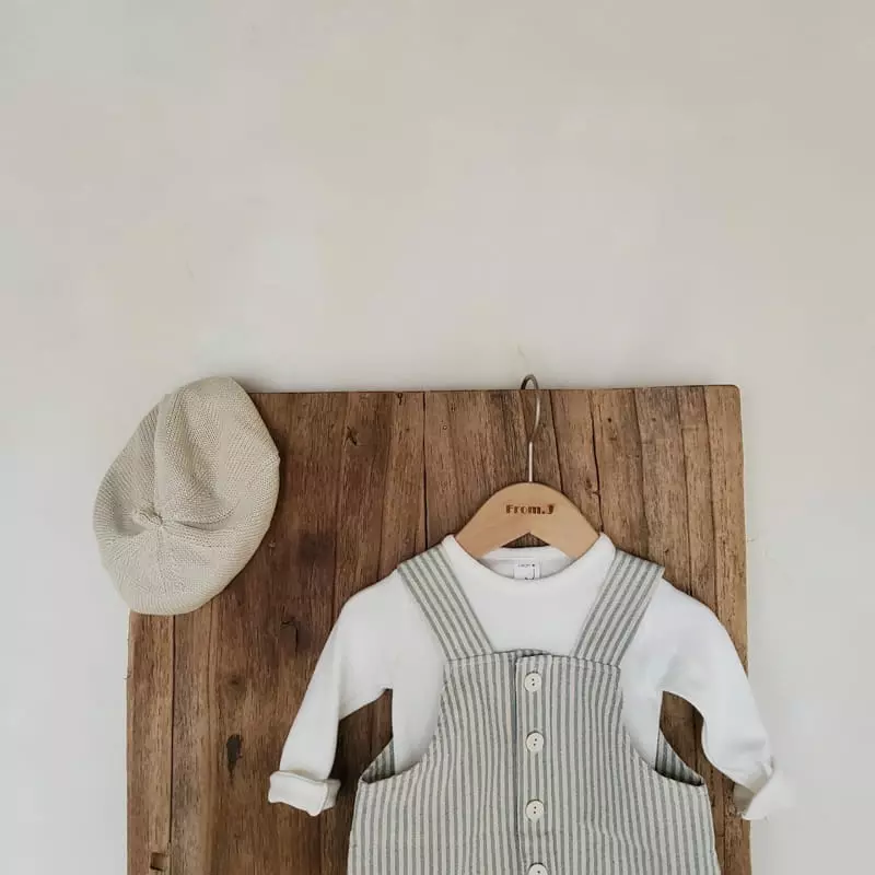 From J - Korean Baby Fashion - #babyoutfit - Mono Dungarees Bodysuit - 3