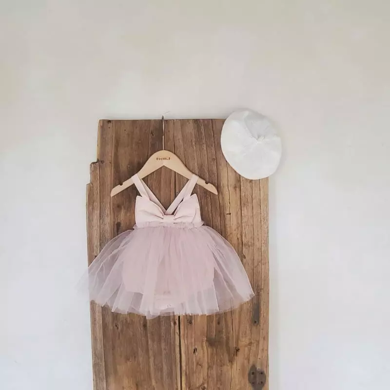 From J - Korean Baby Fashion - #babywear - Ribbon Shat Bodysuit - 6