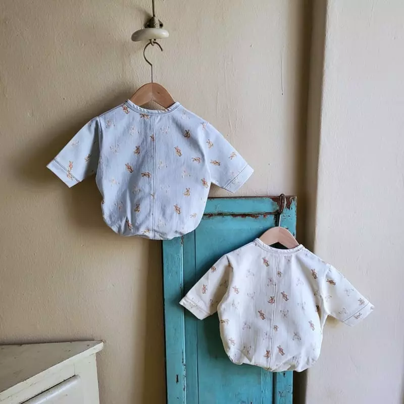 From J - Korean Baby Fashion - #babywear - Teddy Bear Bodysuit