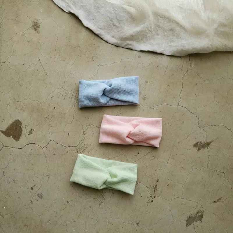 From J - Korean Baby Fashion - #babywear - Waffle Twist Hairband - 10
