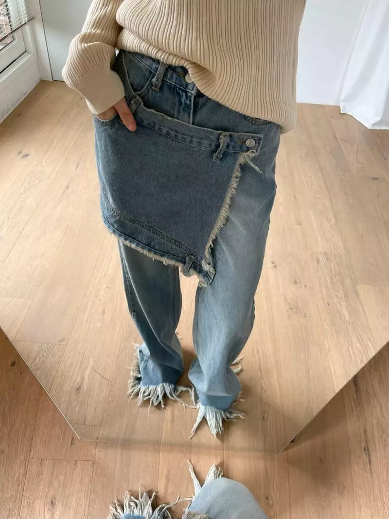 Gateless - Korean Women Fashion - #momslook - Front Wrap Pants
