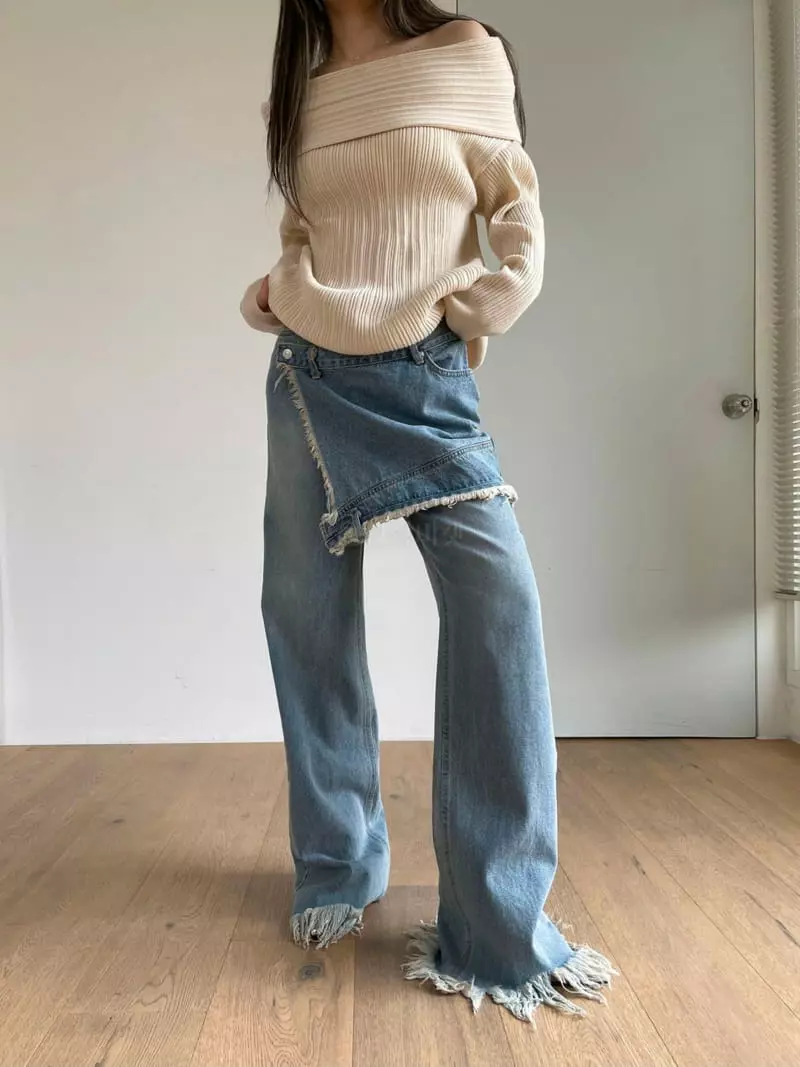 Gateless - Korean Women Fashion - #momslook - Front Wrap Pants - 3