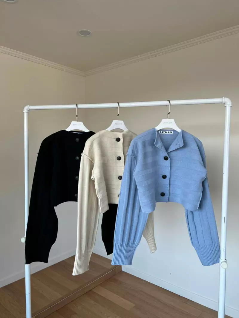 Gateless - Korean Women Fashion - #womensfashion - Blind Cardigan - 4