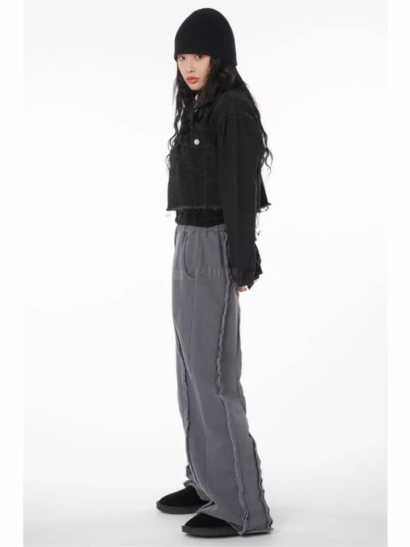 Gateless - Korean Women Fashion - #momslook - Dart Washing Pants