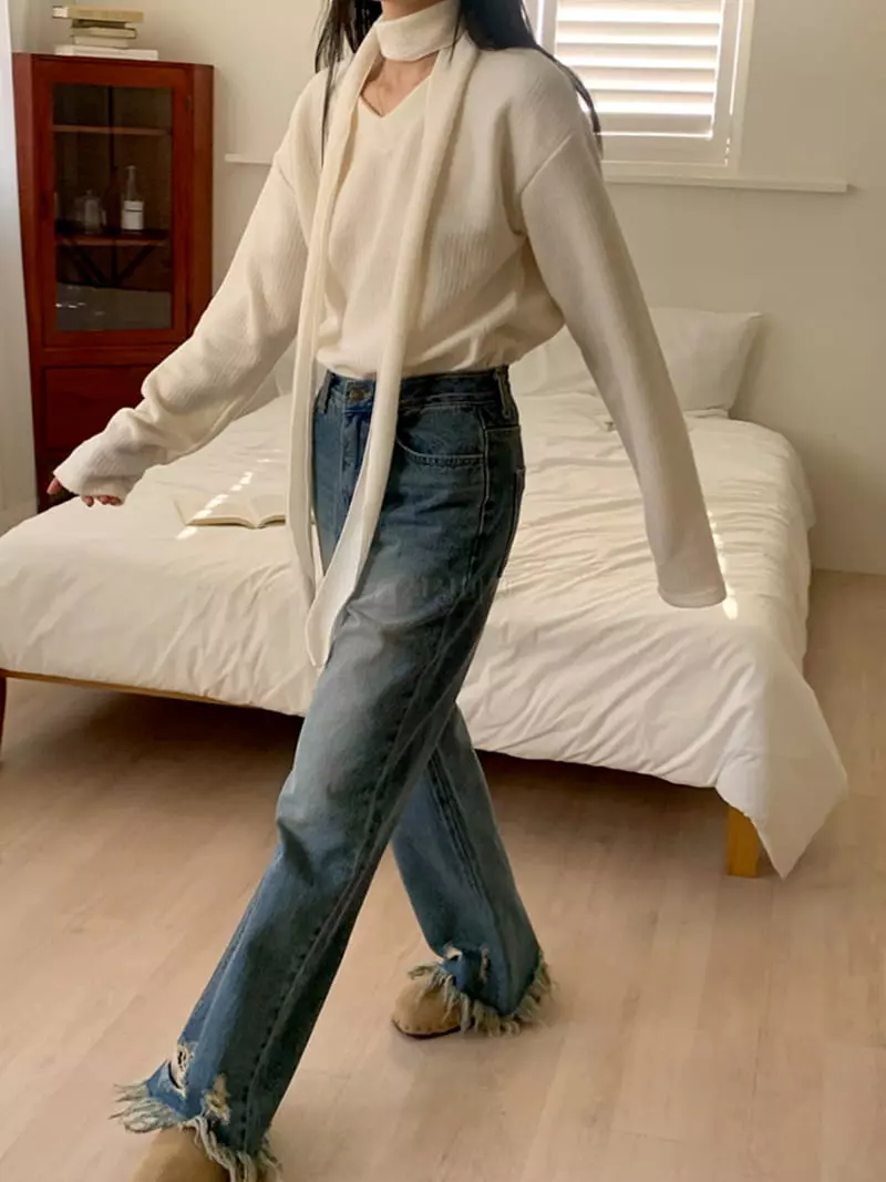Gateless - Korean Women Fashion - #momslook - Vintage Pants - 3