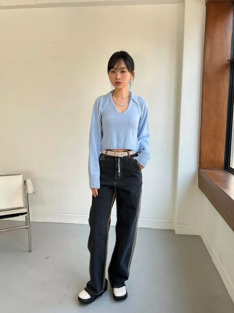 Gateless - Korean Women Fashion - #momslook - Dark Pants - 2