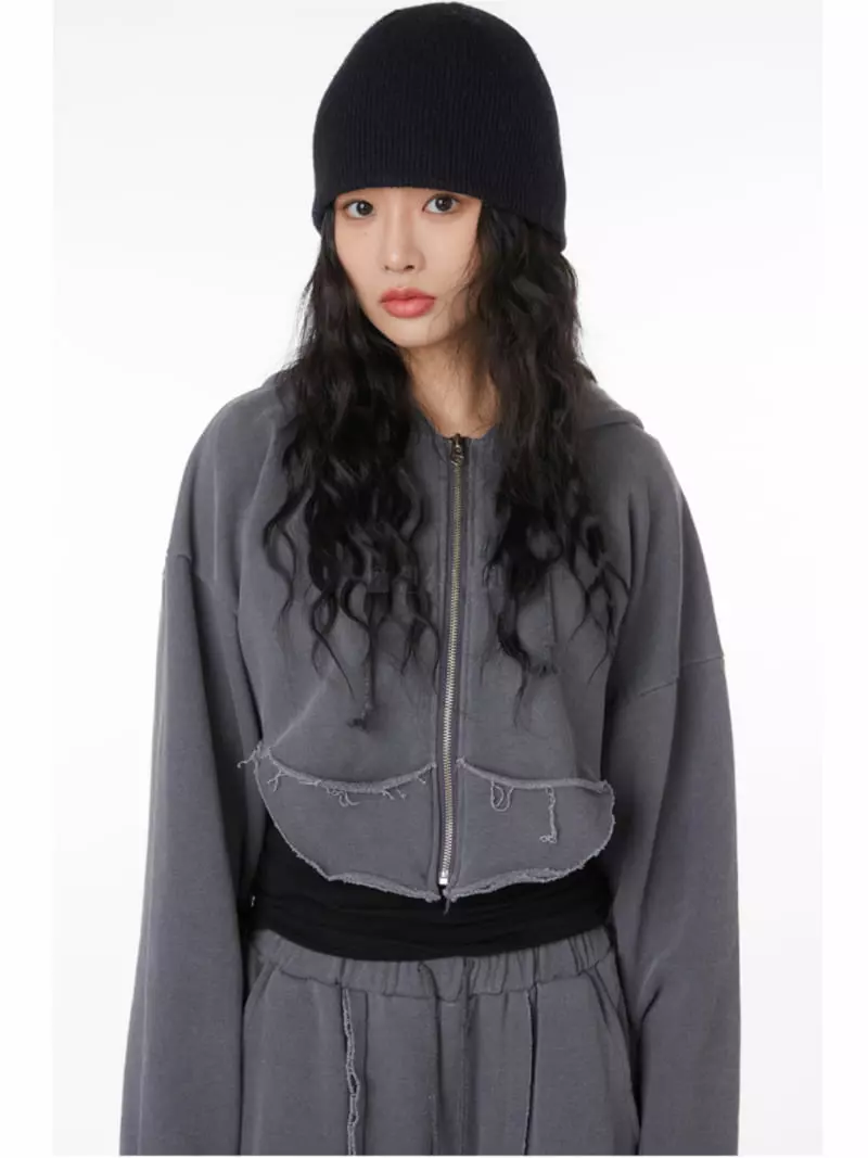 Gateless - Korean Women Fashion - #womensfashion - Dart Washing Hoody Tee - 3
