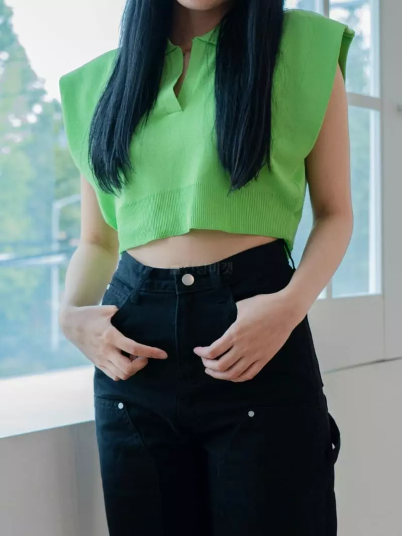 Gateless - Korean Women Fashion - #womensfashion - PK Knit Tee - 2