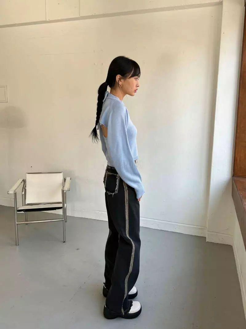 Gateless - Korean Women Fashion - #womensfashion - Dark Pants - 3
