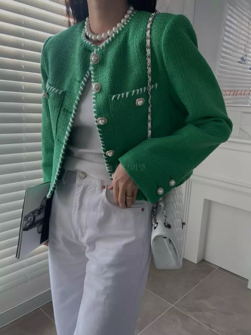 Gentlewoman - Korean Women Fashion - #momslook - Knot Jacket - 2
