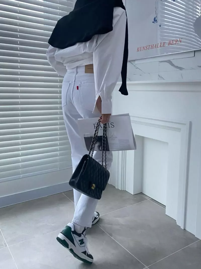 Gentlewoman - Korean Women Fashion - #shopsmall - White Pants - 3
