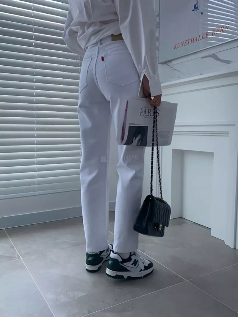 Gentlewoman - Korean Women Fashion - #shopsmall - White Pants - 4