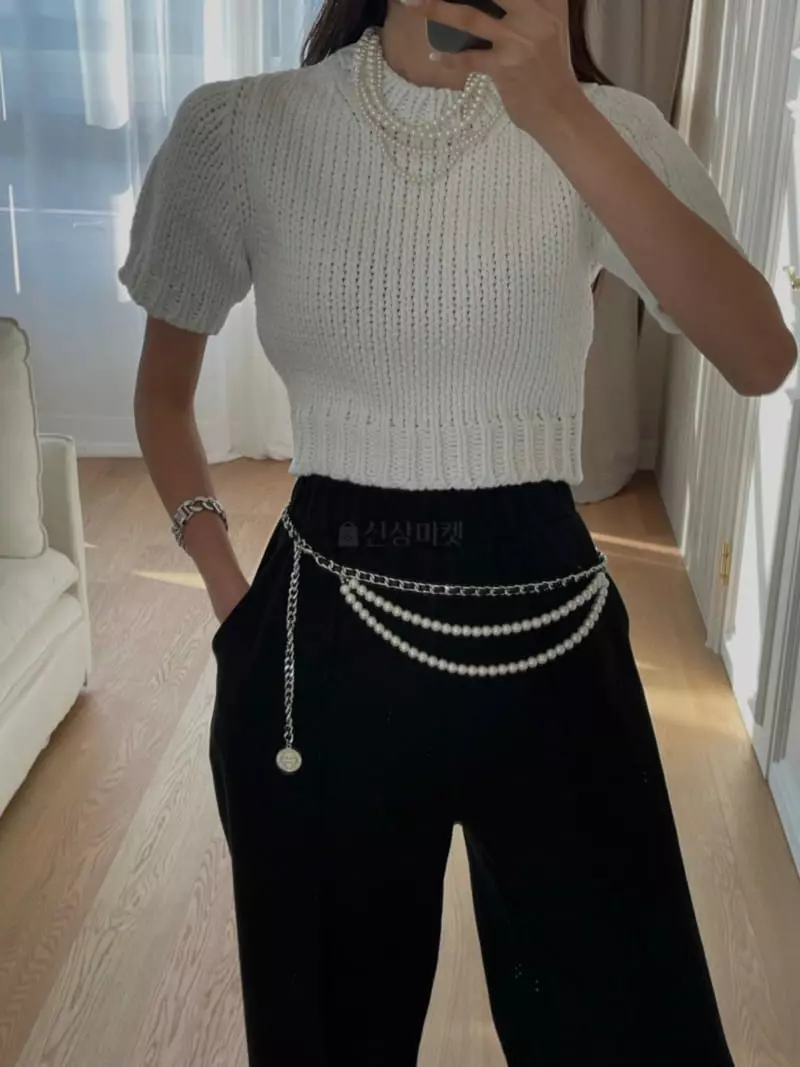 Gentlewoman - Korean Women Fashion - #womensfashion - Hand Knit Tee - 3
