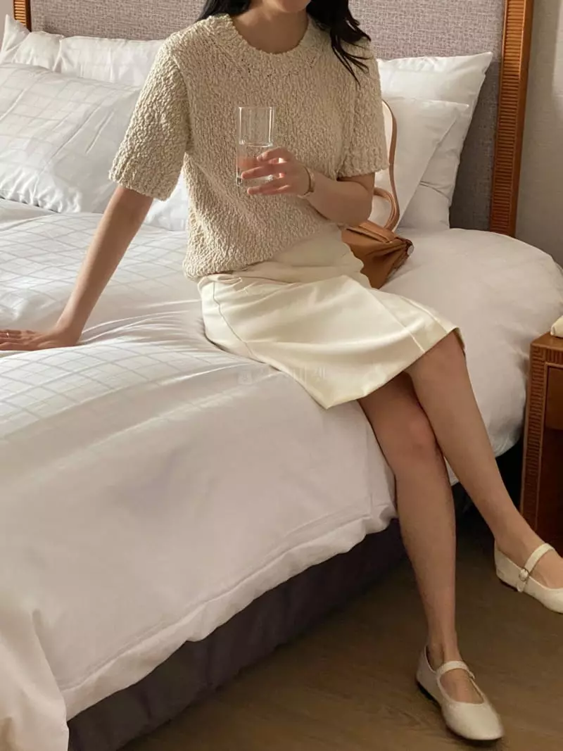 Glow Approach - Korean Women Fashion - #momslook - Knit Tee