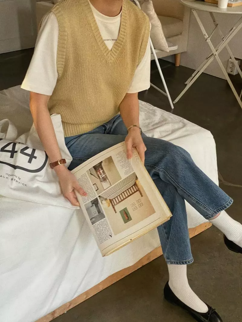 Glow Approach - Korean Women Fashion - #momslook - Knit Vest