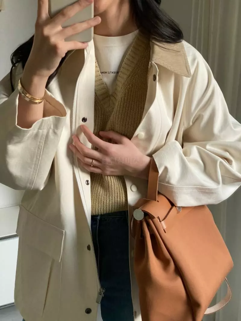 Glow Approach - Korean Women Fashion - #momslook - Knit Vest - 3