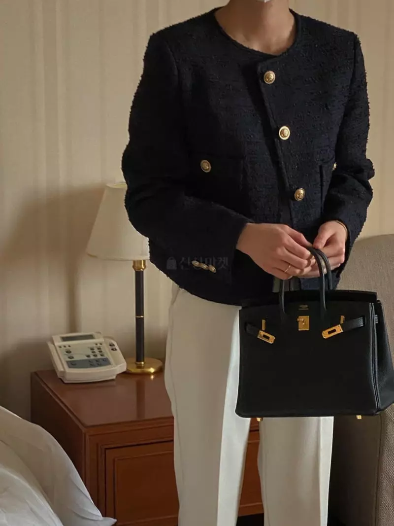 Glow Approach - Korean Women Fashion - #momslook - Tweed Jacket