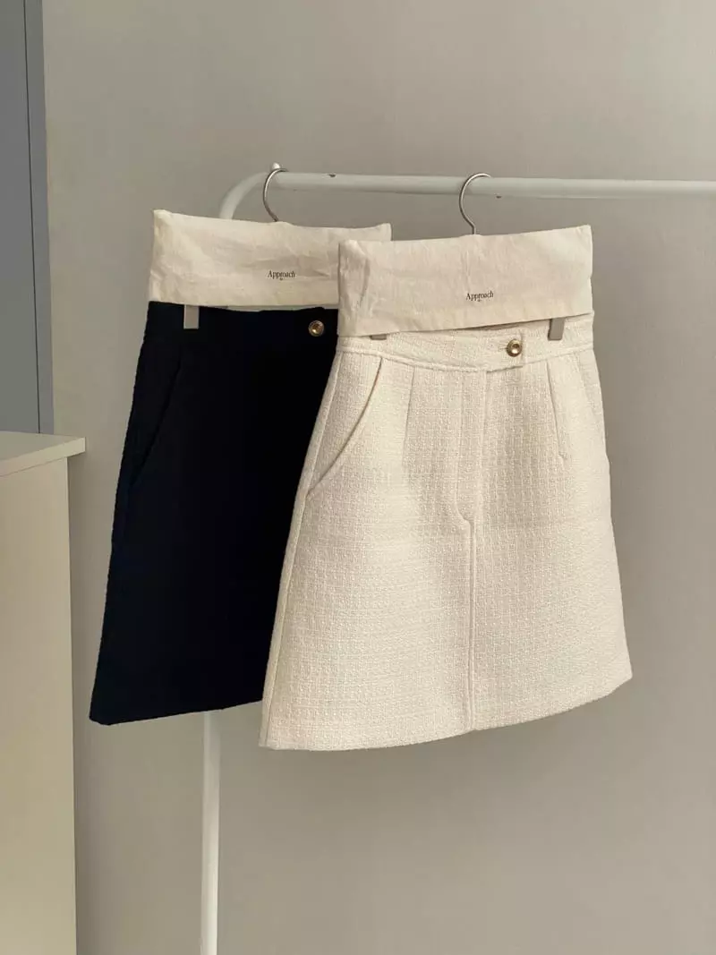 Glow Approach - Korean Women Fashion - #womensfashion - Tweed Skirt - 4